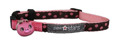 Cocoa ribbon cat collar